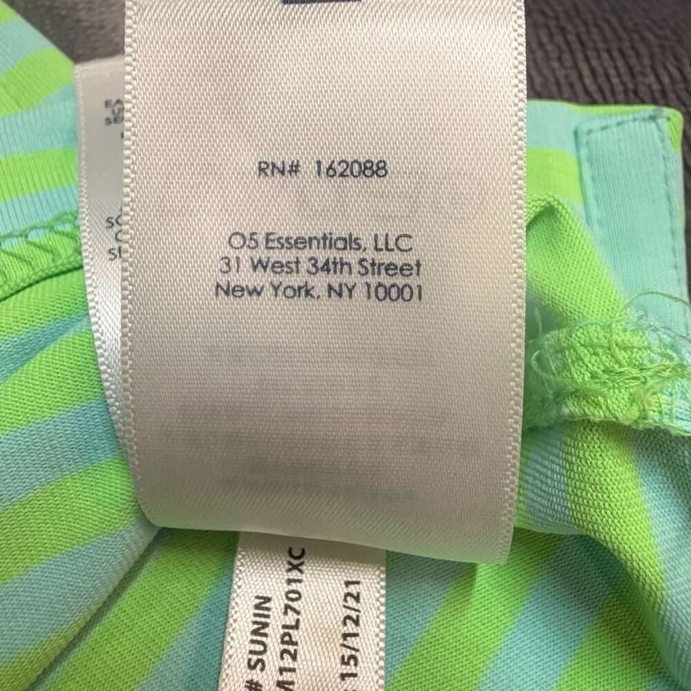 Chaps Golf Stay-Dry Polo Shirt Men Sz XL Green Striped Stretch Performance - Picture 11 of 16